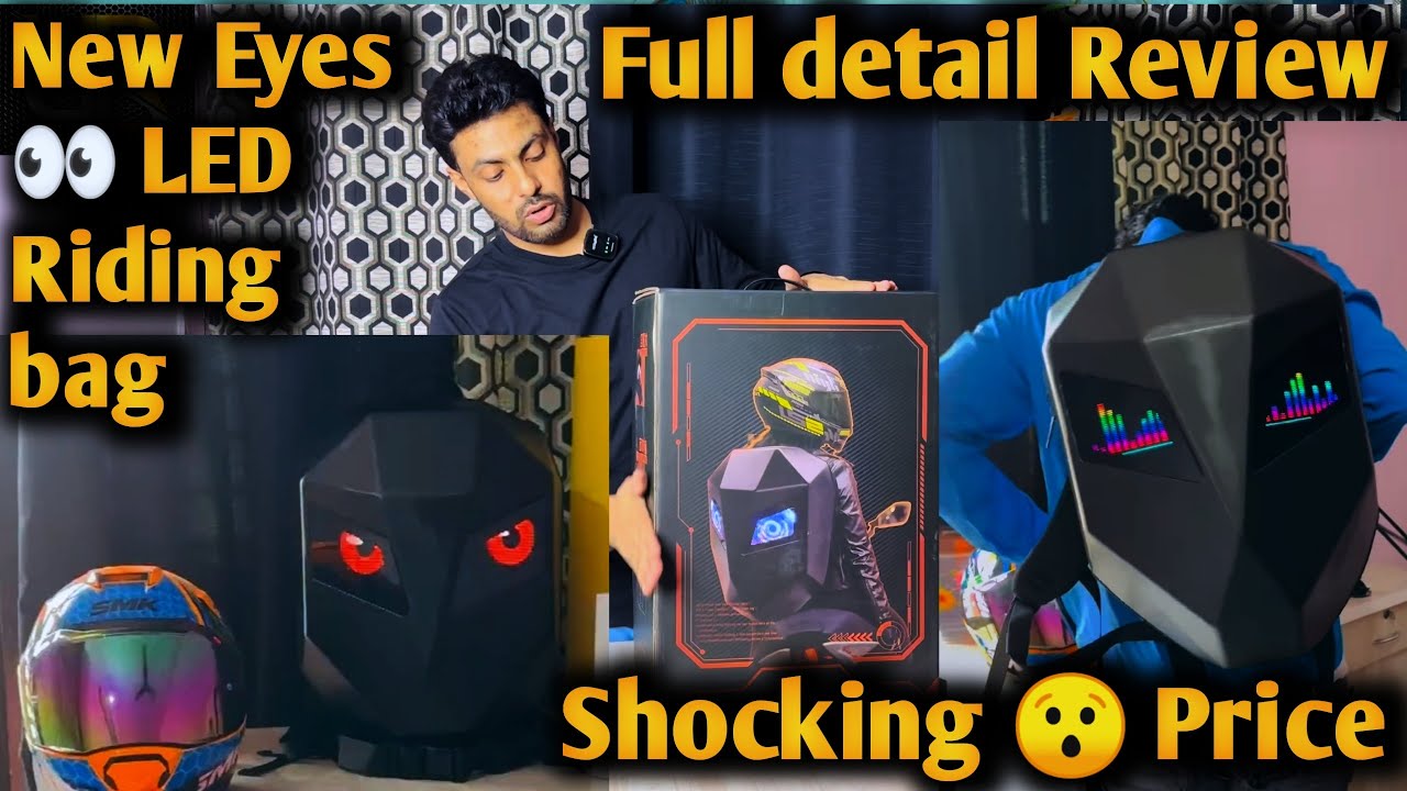 || LOY LED 😍Eyes Display🎒Backpack || Riding LED bag Unboxing || New led bag unboxing