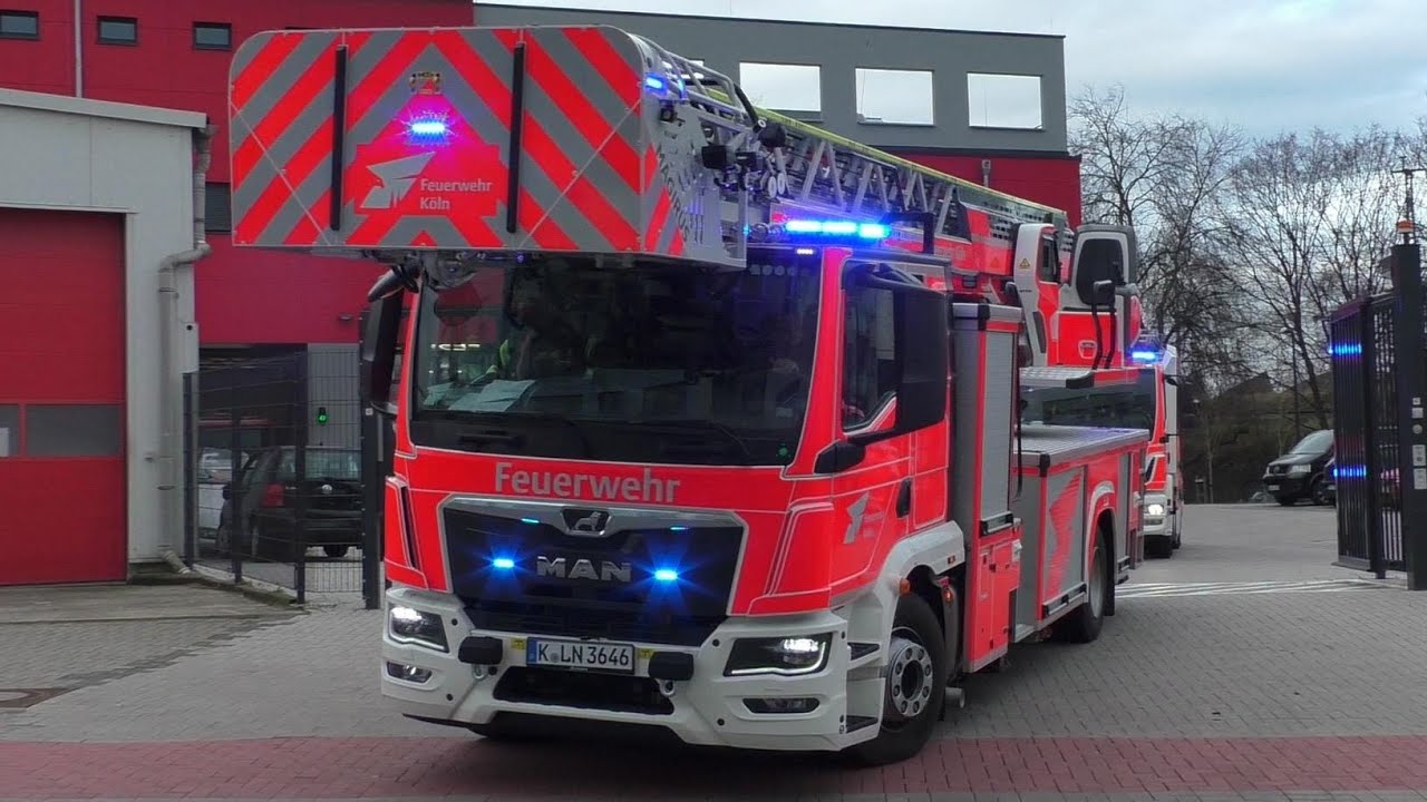 [NEUE DLK GENERATION!] LÖSCHZUG, TOJ und mehr! - Einsatzfahrten der Feuerwehr Köln