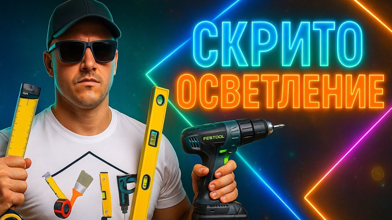 Скрито осветление за стена Конструкция методи Хитрината на майстора  #СкритоОсветление #LEDтрикове