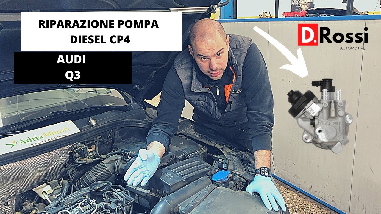 VW AUDI Q3 DIESEL ROTTURA POMPA ALTA PRESSIONE CP4 ! COME SI RIPARA ? PERCHE' SI CAMBIA TUTTO?