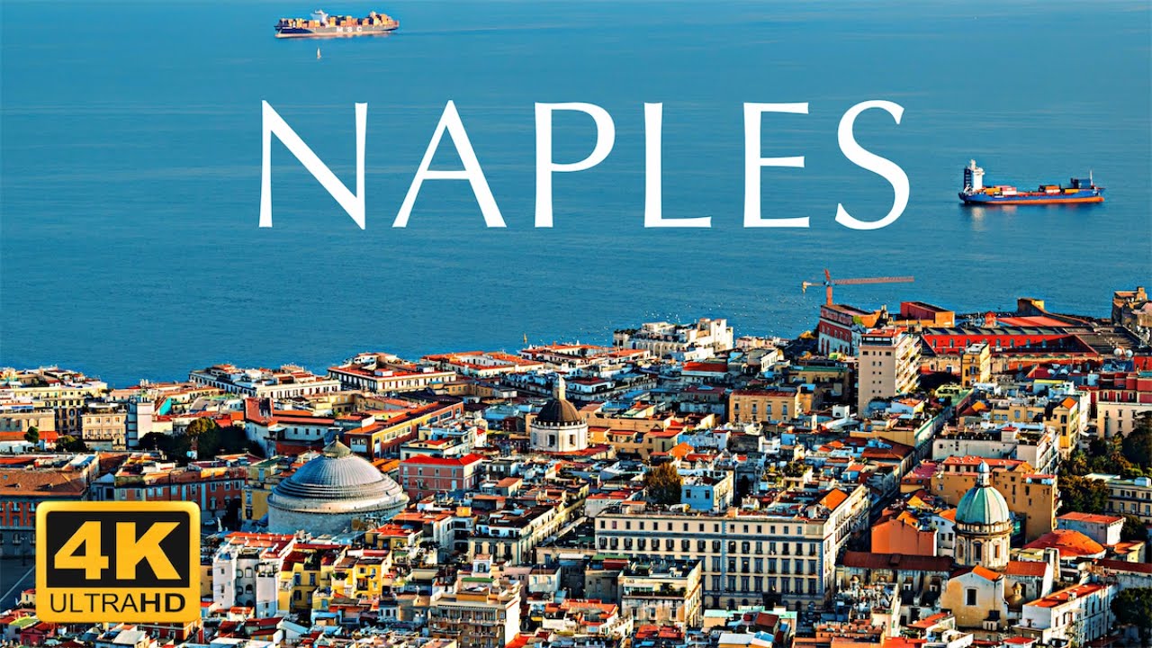 Naples ,Italy 4k 🇮🇹1 Hour Drone Aerial Relaxation Film ,Calming Music,Stunning and Relaxing Views