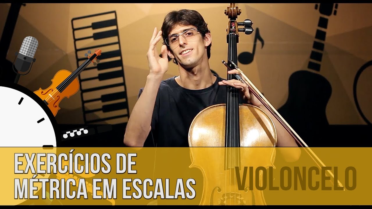 Exercícios de métrica em escalas (violoncelo) - Dica do Minuto #213