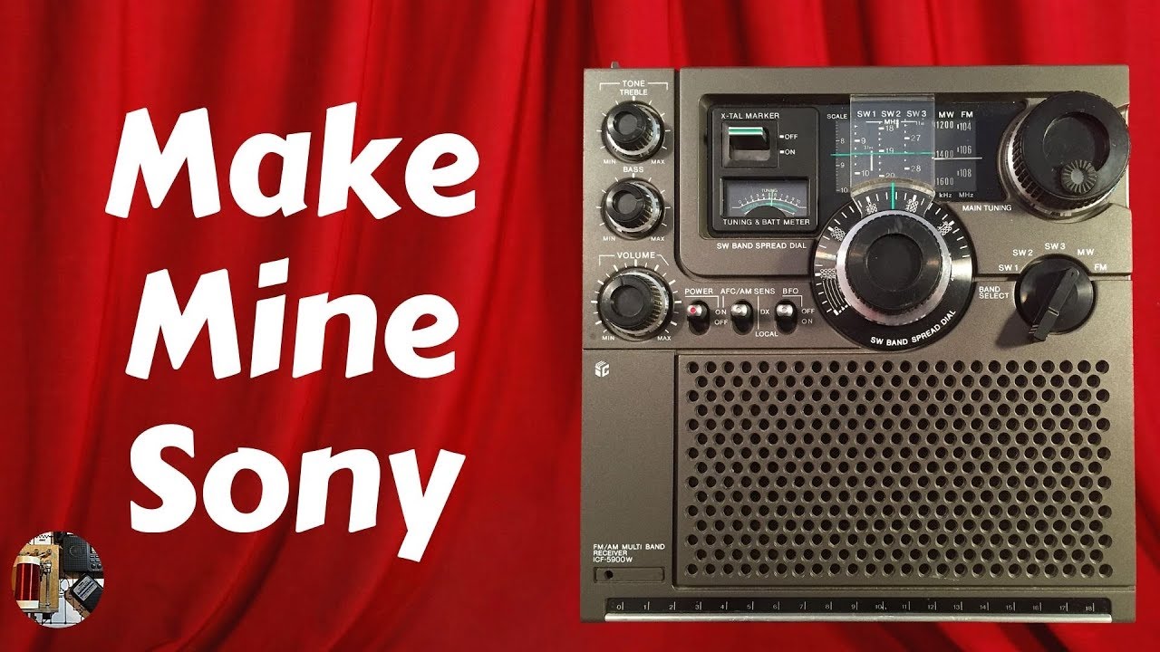 Обзор коротковолнового радиоприемника Sony ICF-5900W AM FM