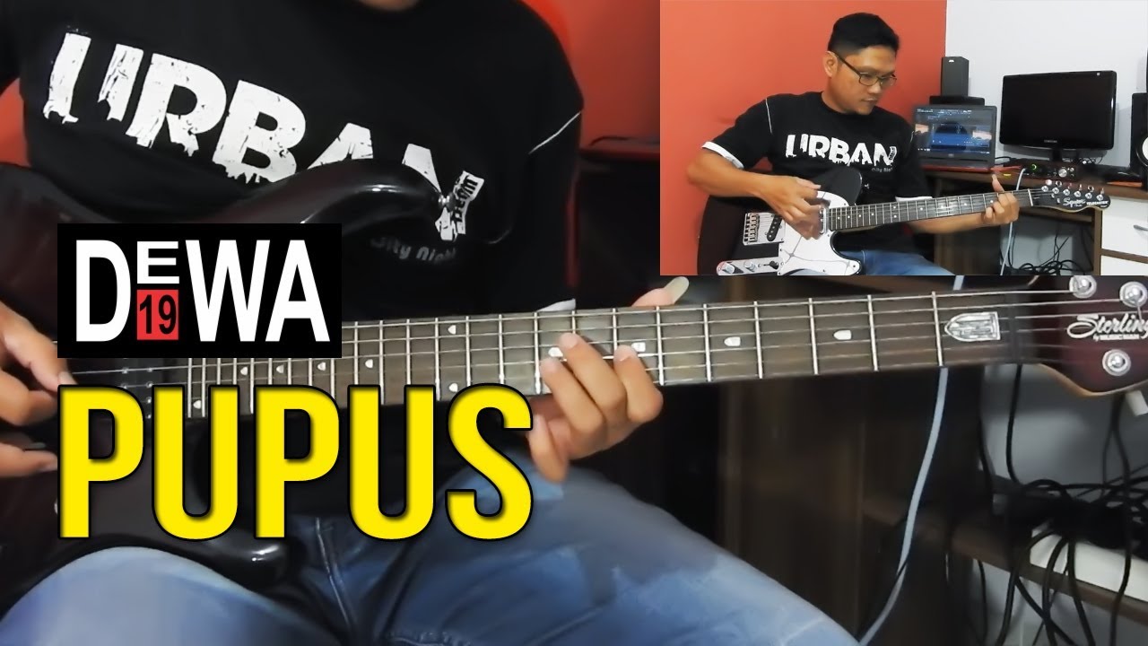 Tutorial Gitar Melodi Dewa 19 - PUPUS By Sobat P [Detail & Slow Tempo]