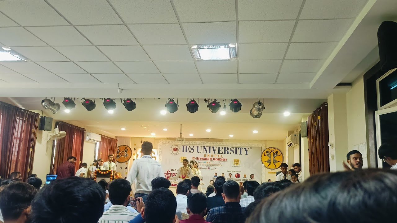 First day of college 🏫 | ies university bhopal| orientation programme✨ #iesuniversity #ies #college 