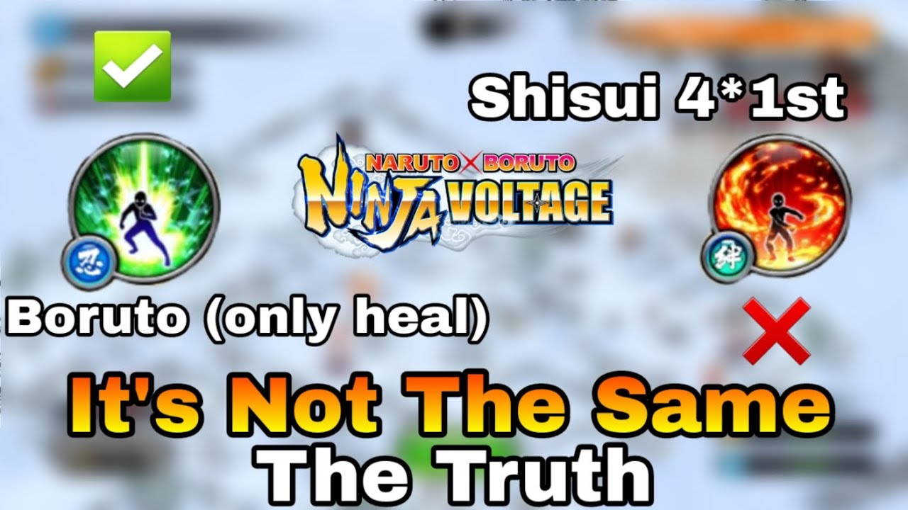 Is Shisui 4* The Same As Boruto Only Heal? No! Full Showcase + Suggestions Fortress Defense | NxB Nv