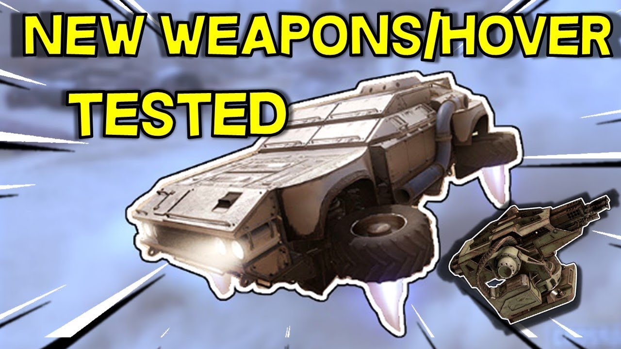 New Weapons First Look and Hover Change Tested -- Crossout