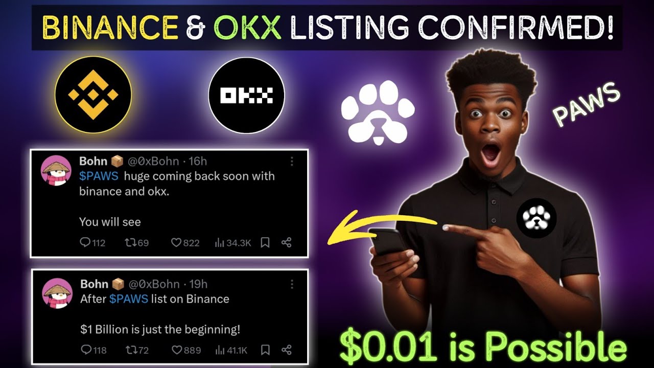 PAWS Listing for Binance & OKX CONFIRMED | Listing Price & Dates REVEALED!