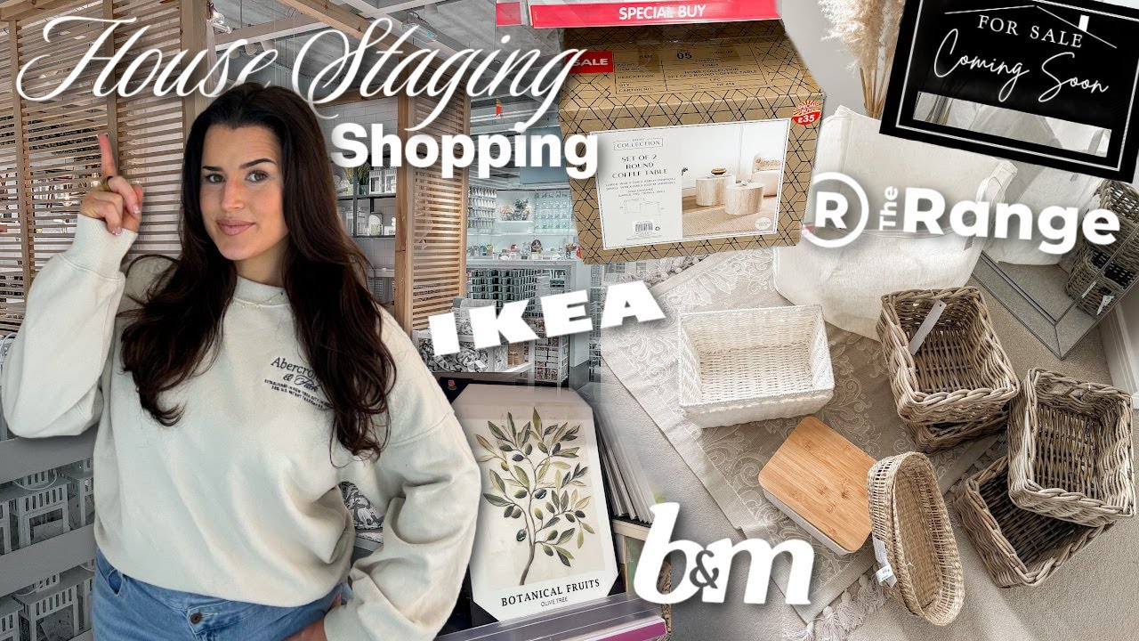 House Shopping 🧺 New In IKEA, B&M & The Range | SELL MY HOUSE WITH ME!