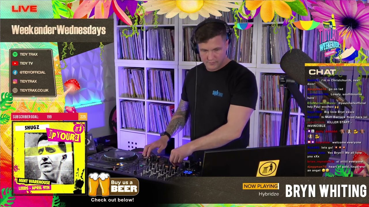 Weekender Wednesdays with the Tidy Boys and Bryn Whiting