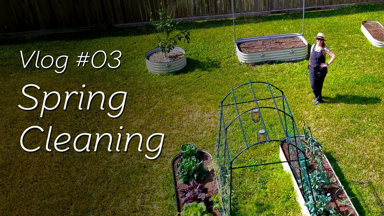 Budlet Garden Vlog #03: Spring Cleaning