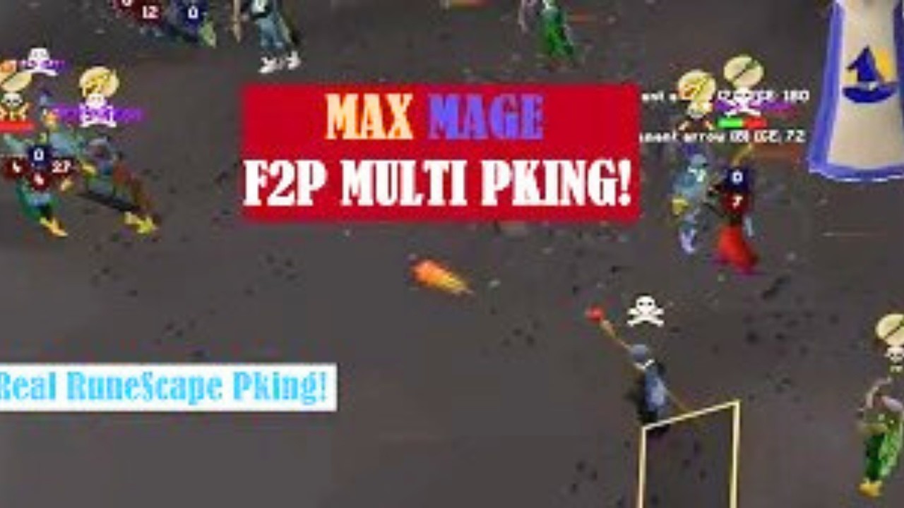 [OSRS] This is How You Multi PK with Max Mage F2P PKing
