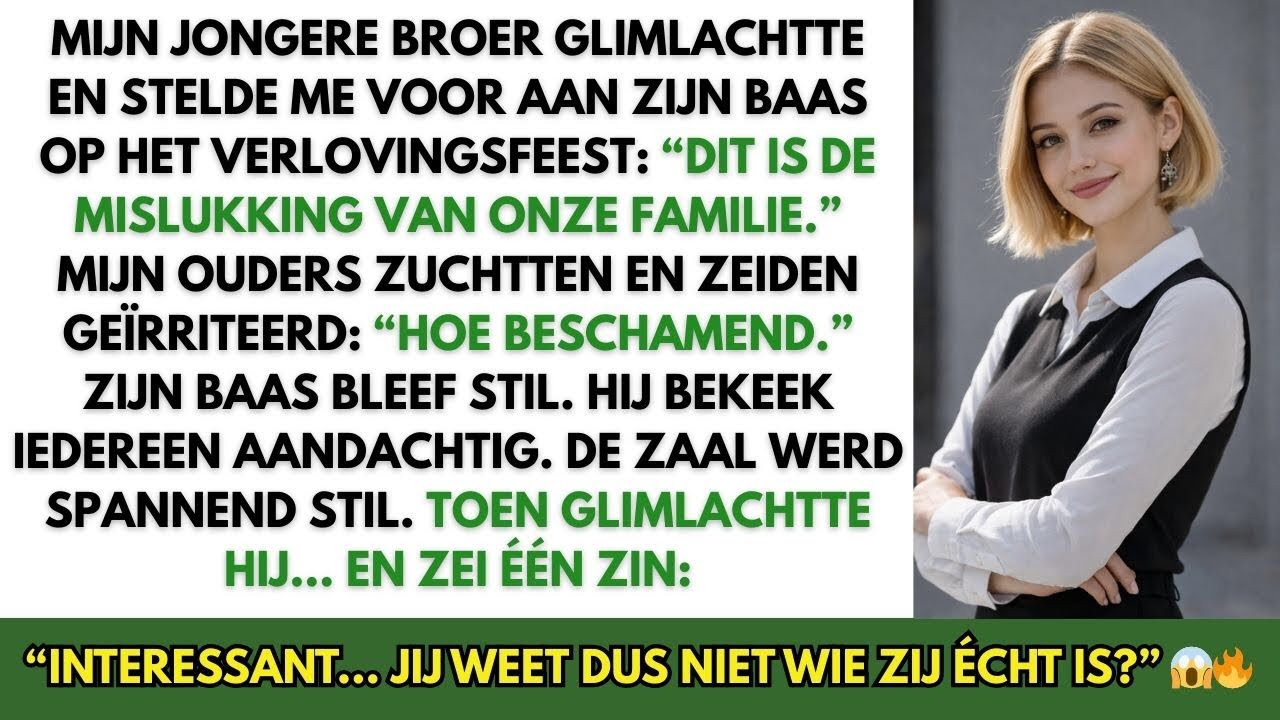 Mijn broer noemde mij “het falen van de familie” — toen sprak zijn baas zachtjes…