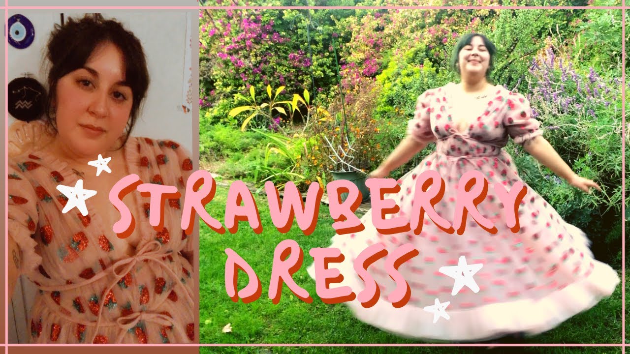 I bought the Lirika Matoshi Strawberry Dress! ~birthday present unboxing/haul/try-on~