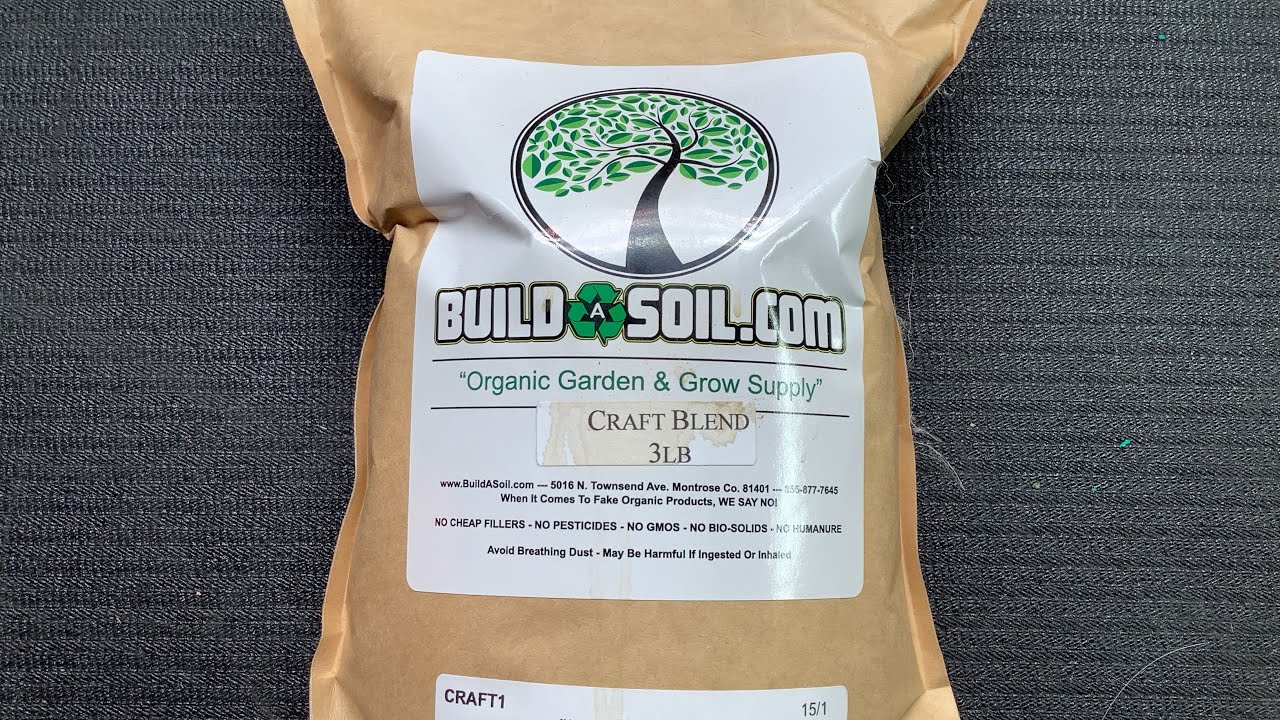 WATERING PORN with BUILD A SOIL CRAFT BLEND