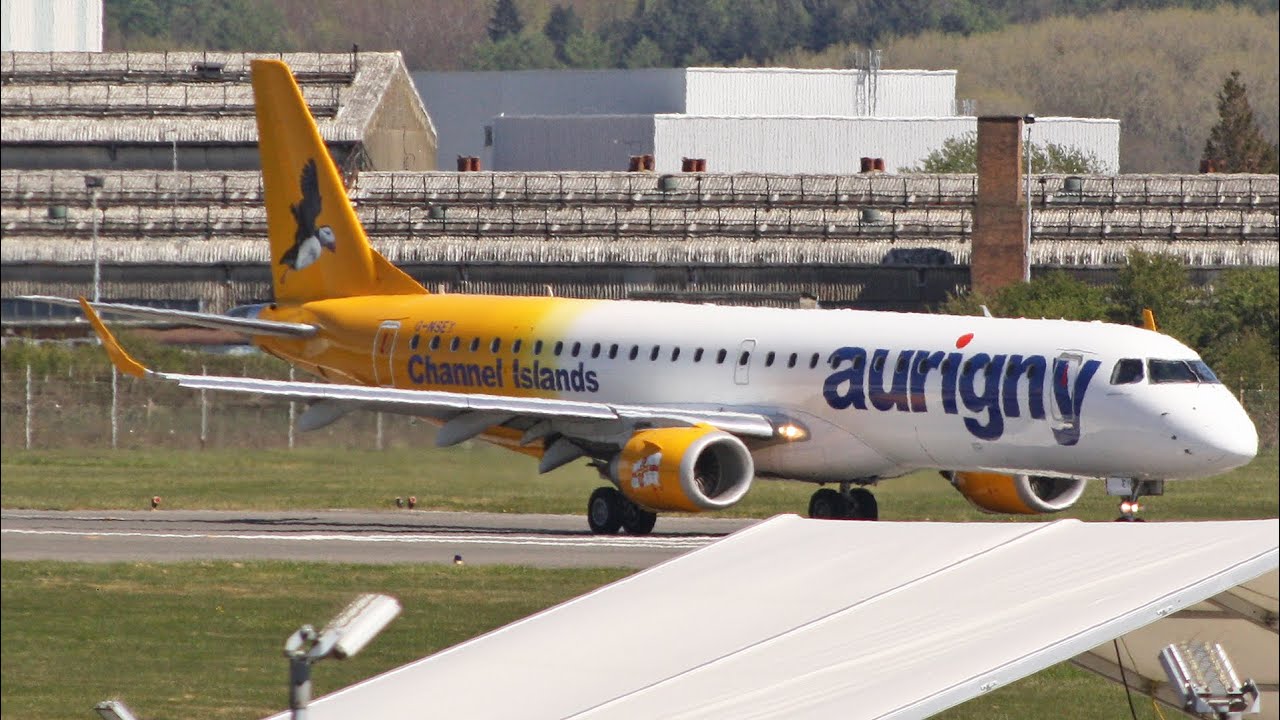 Aurigny Embraer 195 G-NSEY at Southampton Airport