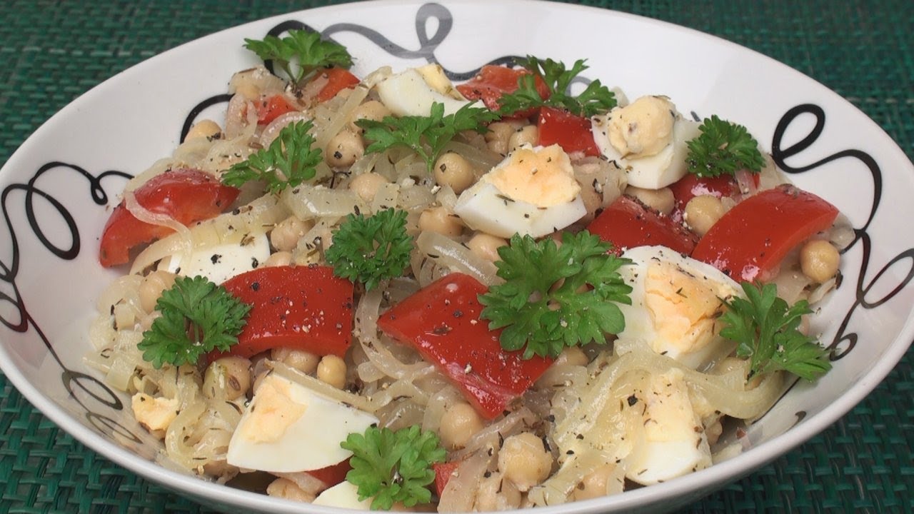 Lebanese Chickpea Salad Recipe