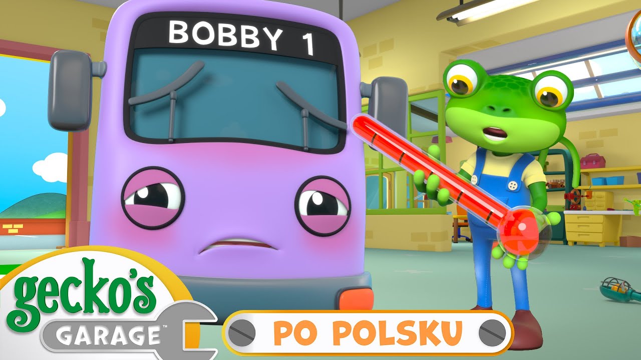 Pacjent Bobuś-Autobuś | Warsztat Gekona | Bajka dla dzieci po polsku | @GeckosGaragePoPolsku