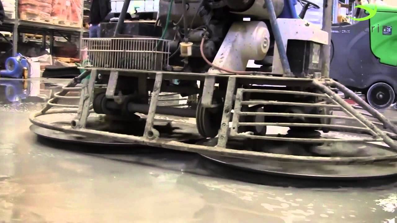 Concria Floors Trowel Grinding and Polishing Process