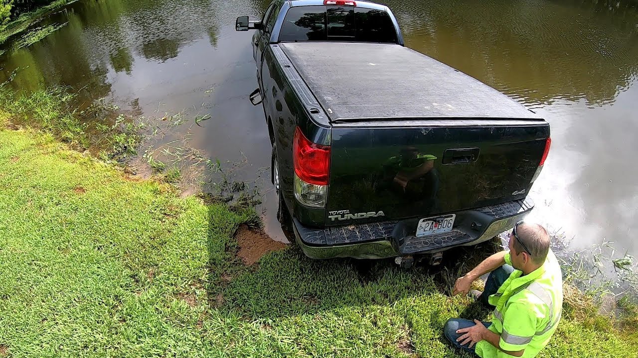 Rotator Water Rescue!!!  Silly Toyota...Tundras Can't Swim