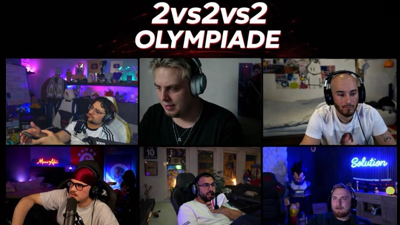EXTREM UNTERHALTSAME 2vs2vs2 Olympiade😂🎮 mit Eli, Marli, Mert, Danny, Maus & Kroko 🤯| EliasN97 Uncut