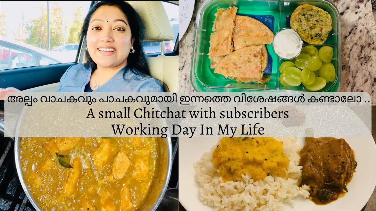 Working Day In My Life|വാചകവും പാചകവുമായി Working Day ലെ വിശേഷങ്ങൾ|Lunch Box | Variety Fish Curry