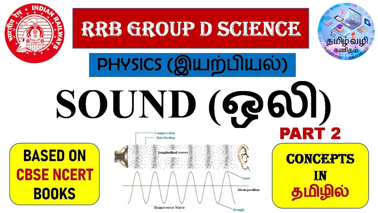 SOUND PART 2/RRB GROUP D & NTPC & SSC SCIENCE IN TAMIL
