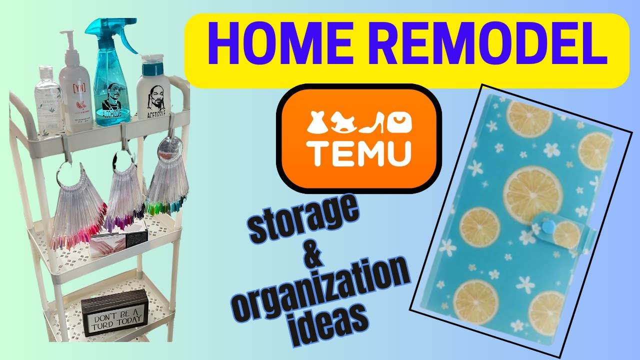 HOME REMODEL 🛠️ Budget-Friendly Storage, Organization & Decor Ideas with @temu | Save 30%! 💙