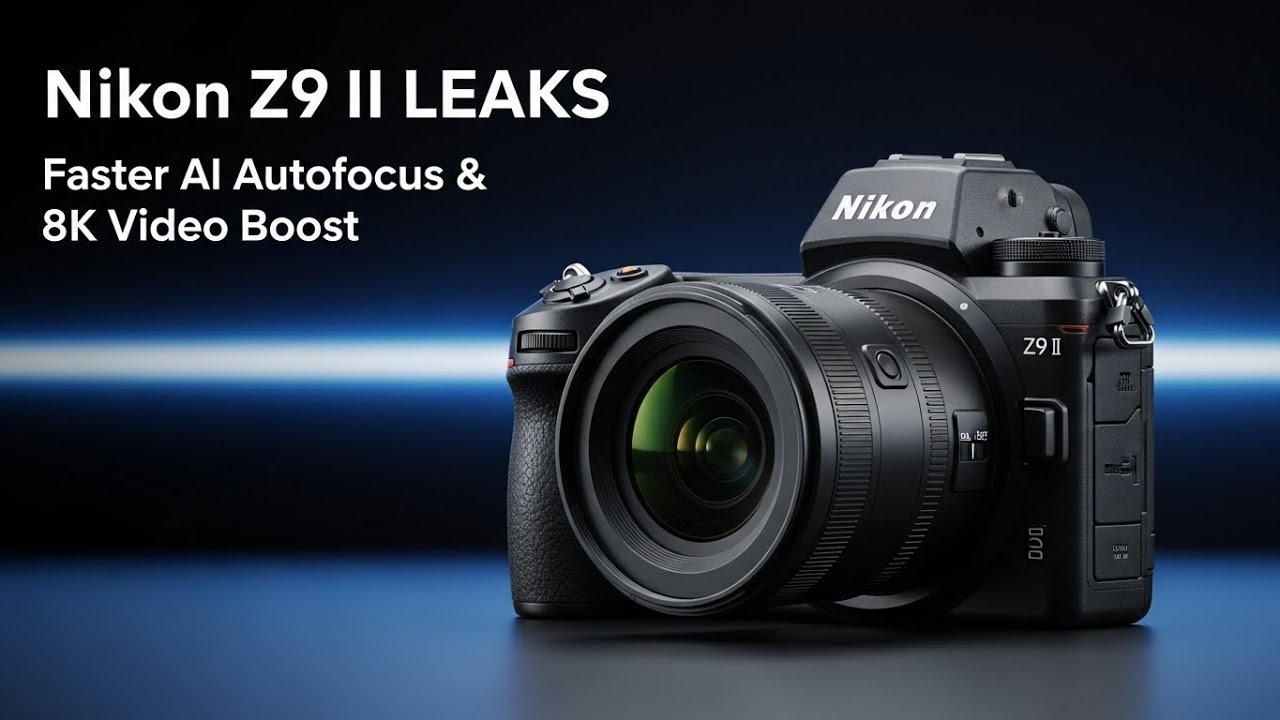 Nikon Z9 II LEAKS — Faster AI Autofocus, 8K Video Boost & Pro Flagship Upgrade Explained!