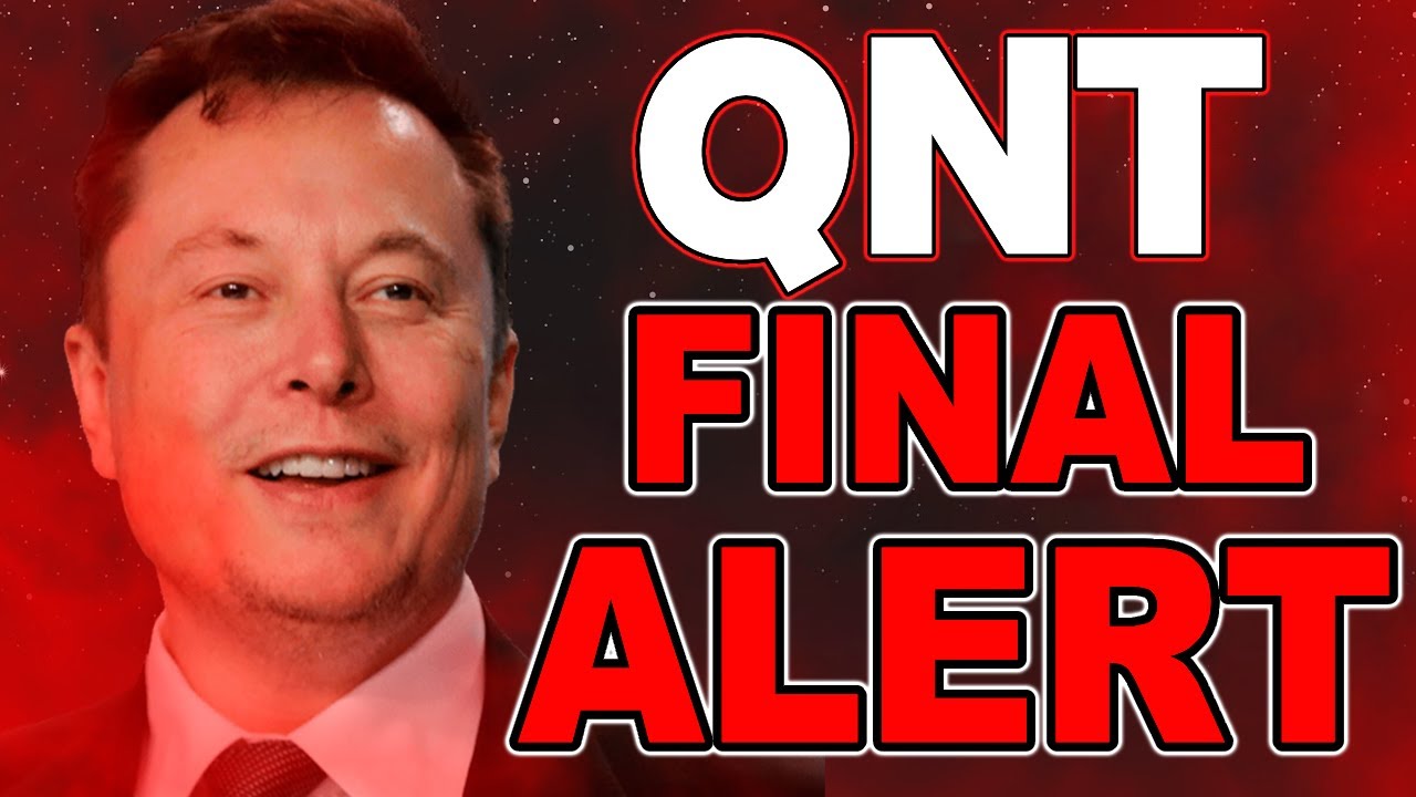 QUANT FINAL ALERT BEFORE THIS HAPPENS?! - QNT PRICE PREDICTION 2023 - 2024