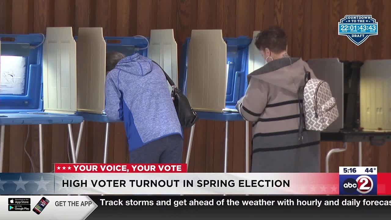 High voter turnout seen throughout Wisconsin for April election