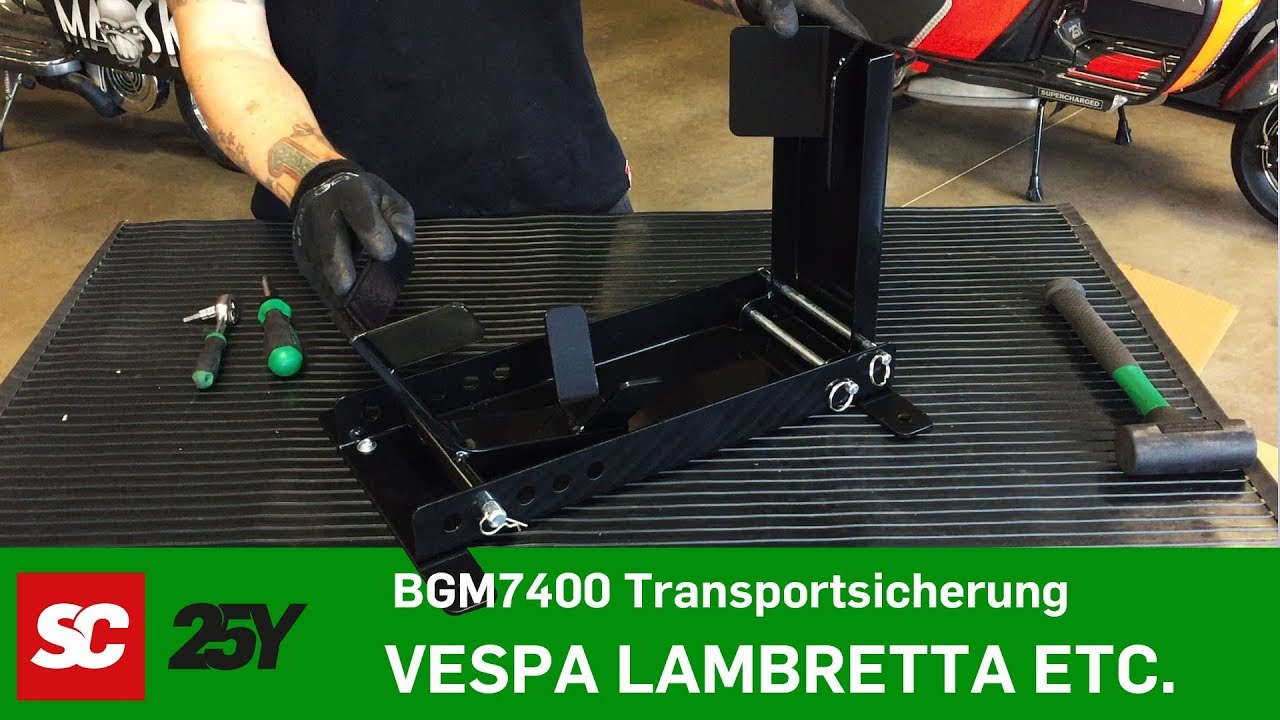 BGM7400 Scooter Center bgm Motorroller Transport Sicherung Vespa