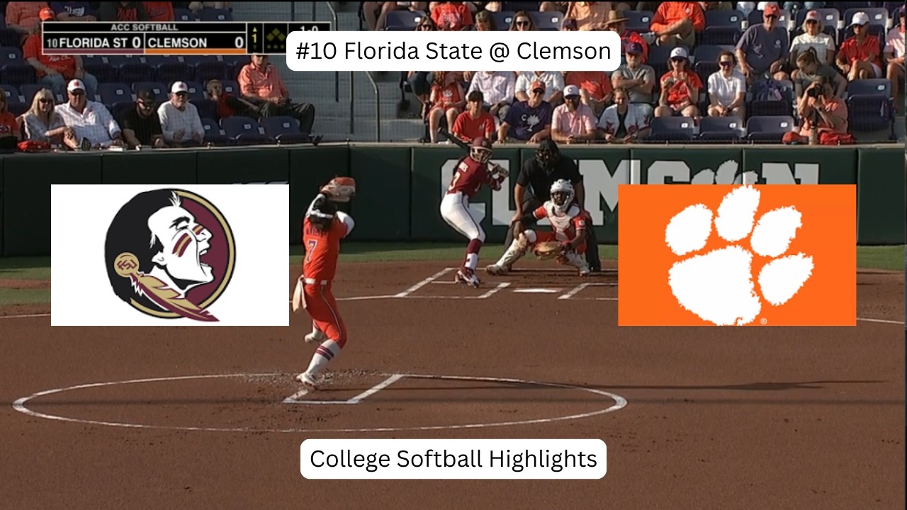 #10 Florida State @ Clemson | College Softball Highlights | Game 1