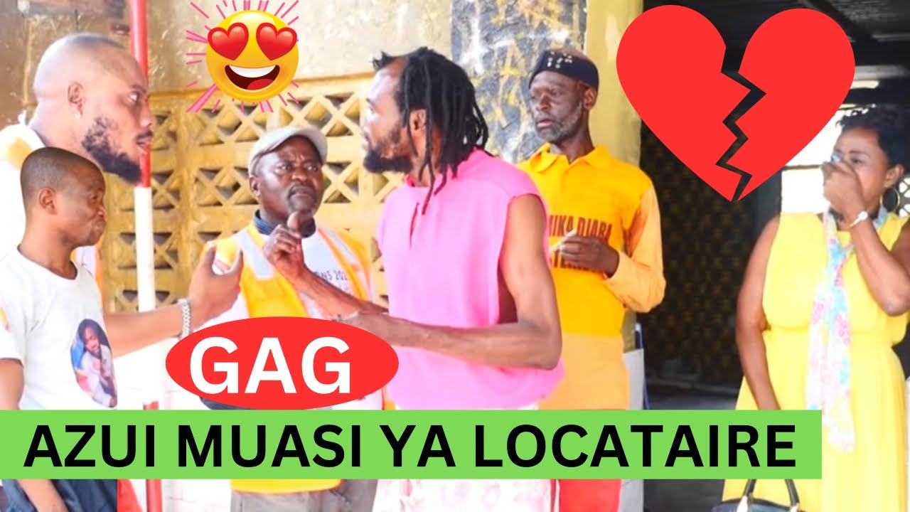 NOUVEAU GAG CONGOLAIS 2024 : AZUI MUASI YA LOCATAIRE - MUKWATA, BOBO, AMBULANCE, TSHUKE, BOBO, SHIDA