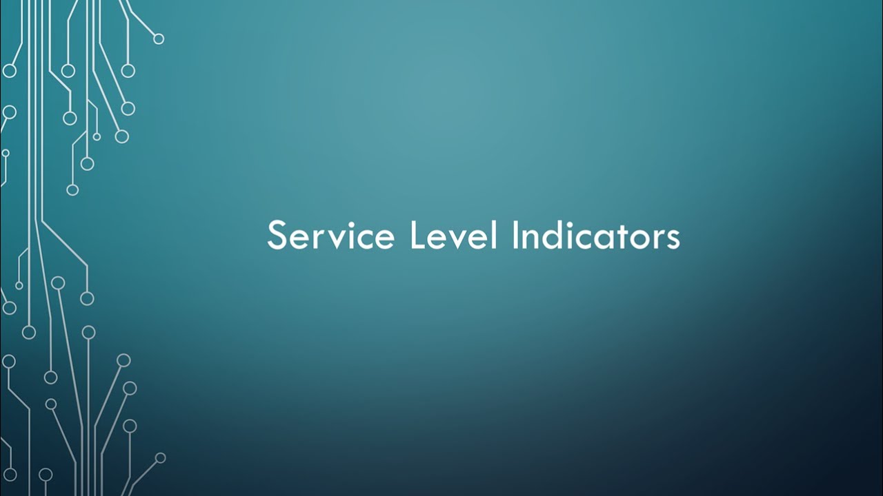 Service Level Indicators for .NET 8.0