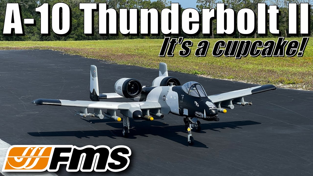 FMS 70mm A‑10 Thunderbolt II V2 EDF Jet with Reflex V2 PNP • 4th of July BONUS VIDEO