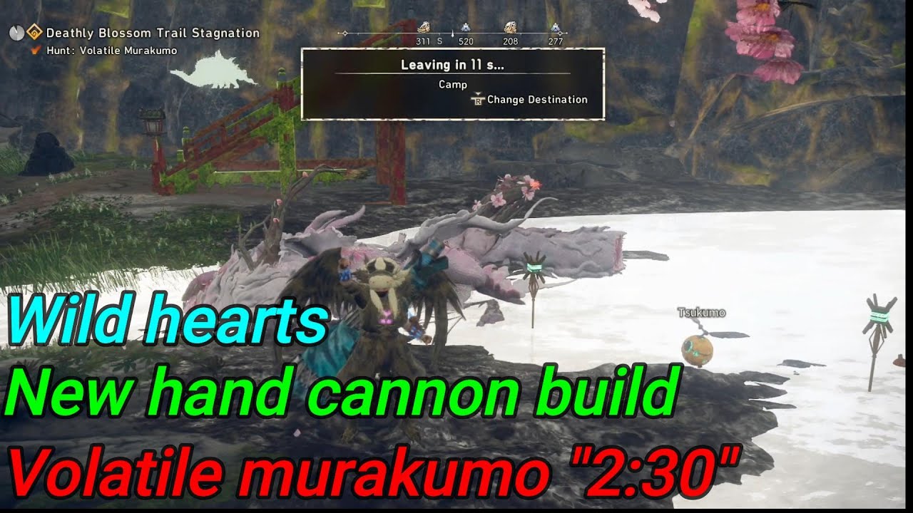 🎮Wild hearts 😀New hand cannon build 😱Hunt: Volatile murakumo 