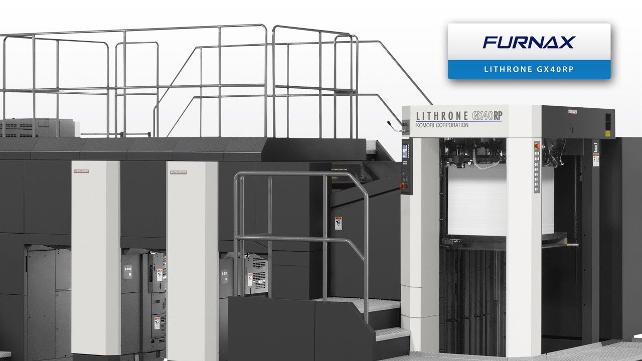 Furnax - Impressora Offset Komori Lithrone GX40RP Drupa 2016