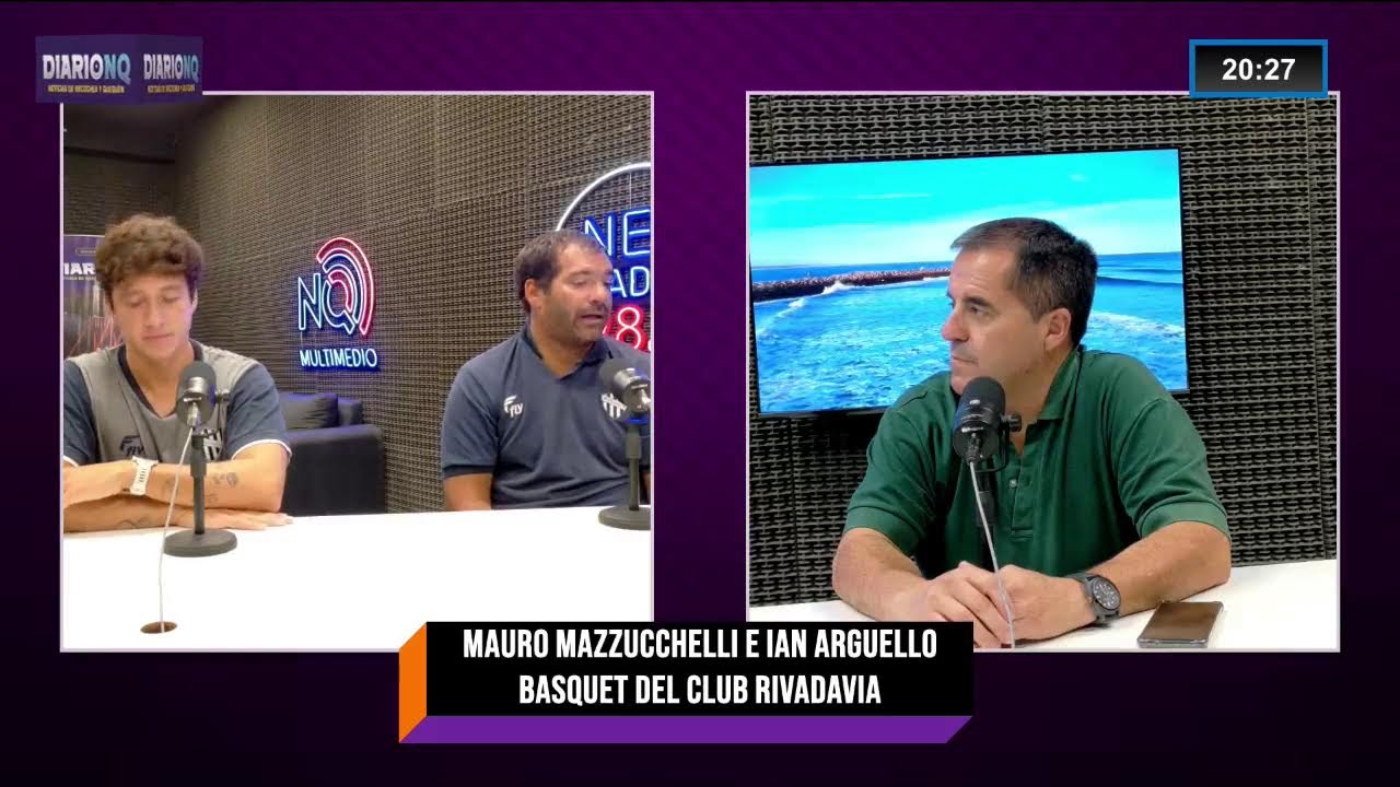 Mauro Mazzucchelli e Ian Arguello, Basquet del Club Rivadavia, en Zoom El Deportivo