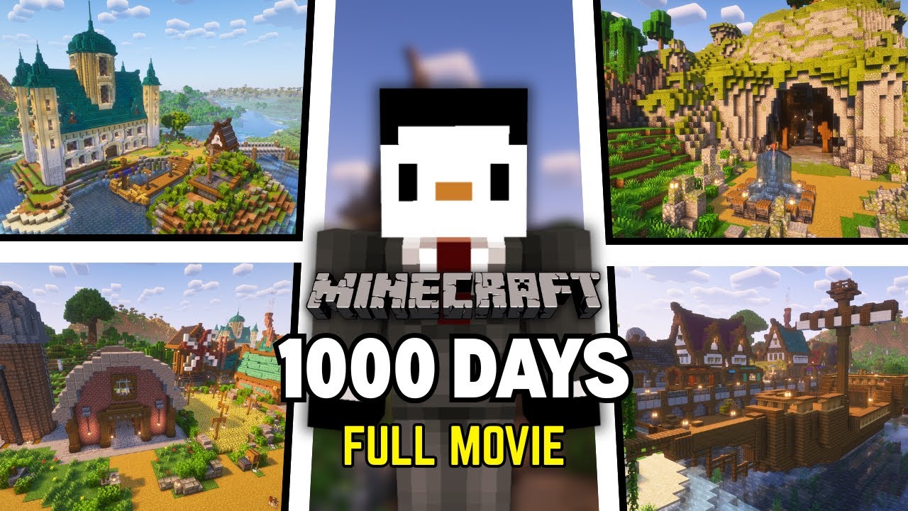 I Survived 1,000 Days in My Minecraft Forever World