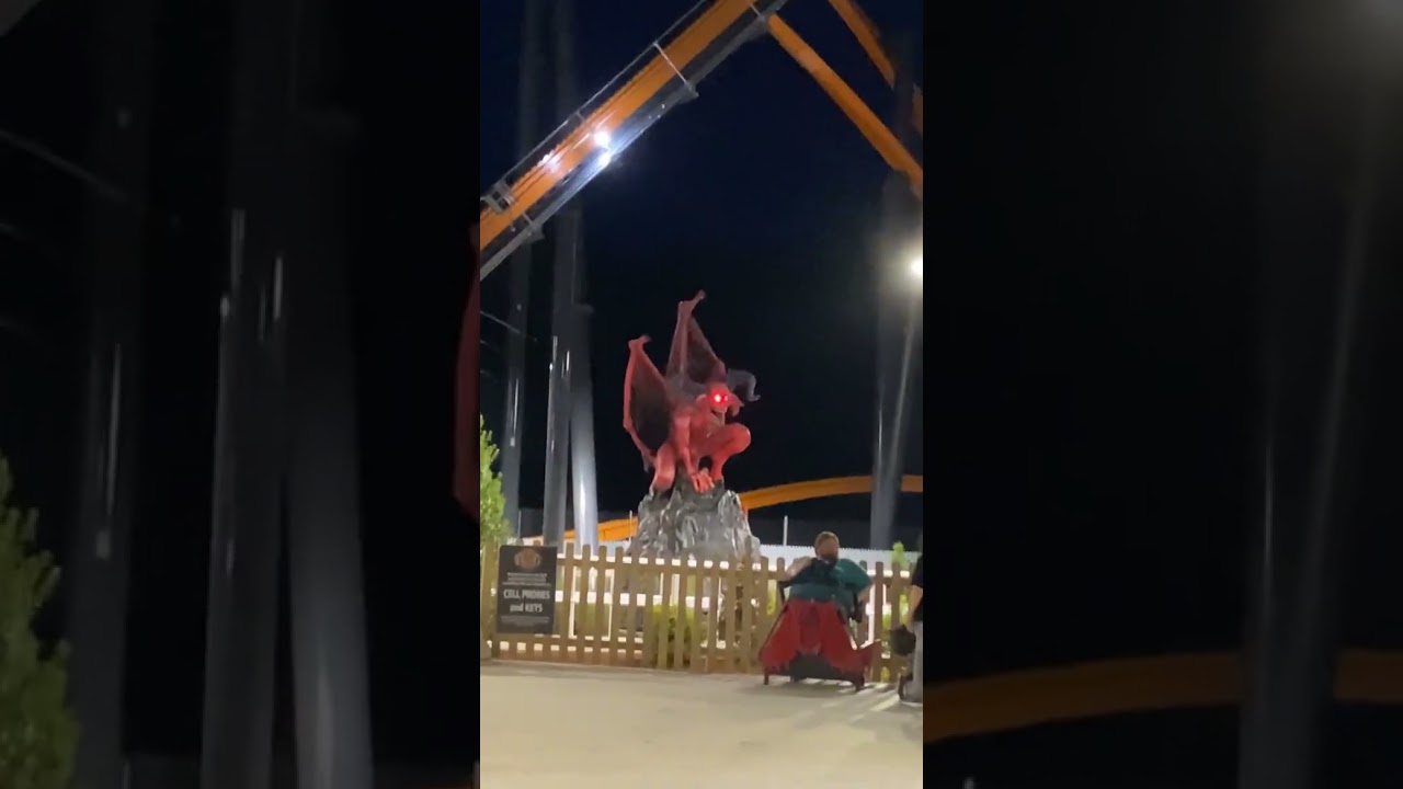 Jersey Devil Coaster at Night