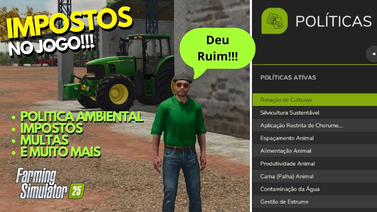 NOVO MOD OBRIGAT&Oacute;RIO! Impostos, Leis e Burocracia na Fazenda! | Red Tape FS25 #25