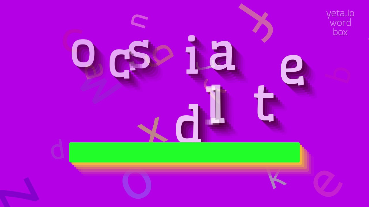 OSCYLOWANY - JAK POWIEDZIEĆ OSCYLOWANY?  #oscylował (OSCILLATED - HOW TO SAY OSCILLAT