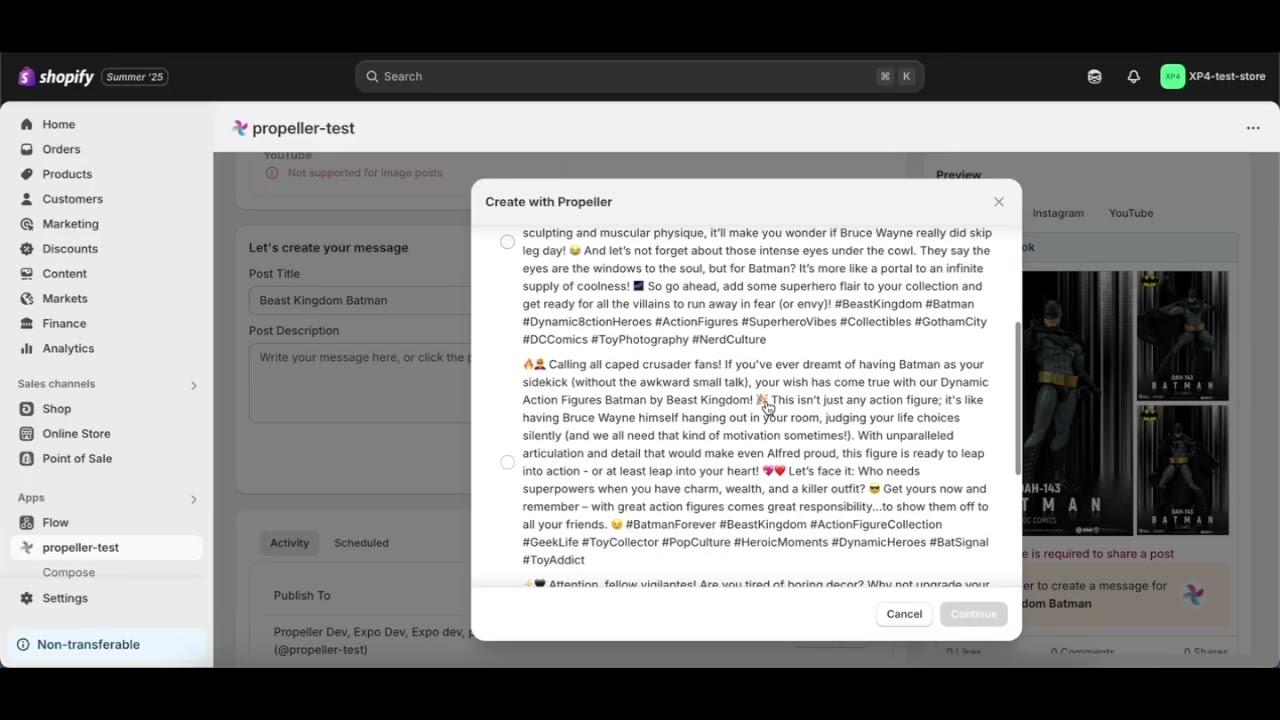 Save Time on Shopify: Add Content FAST with Propeller's AI Tools