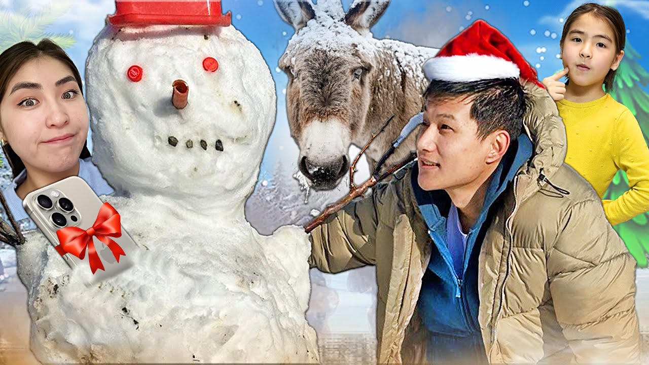 Отморозк аққала ☃️ Маған жаңа айфон сыйлады