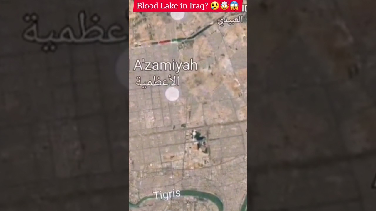 Blood lake in Iraq? 😱 #shorts