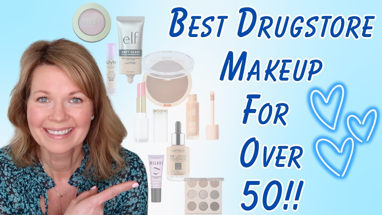 My Holy Grail Drugstore Makeup For Mature Skin!! (50+ )