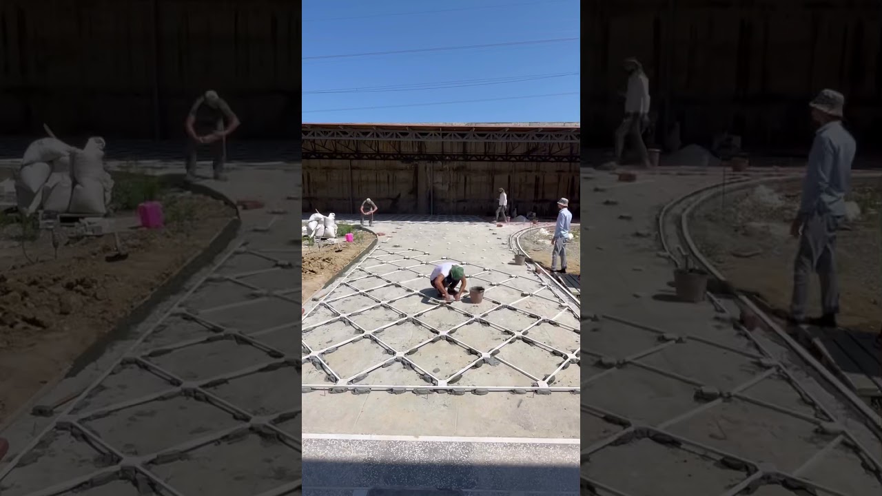 Мозаика шлифованный пол