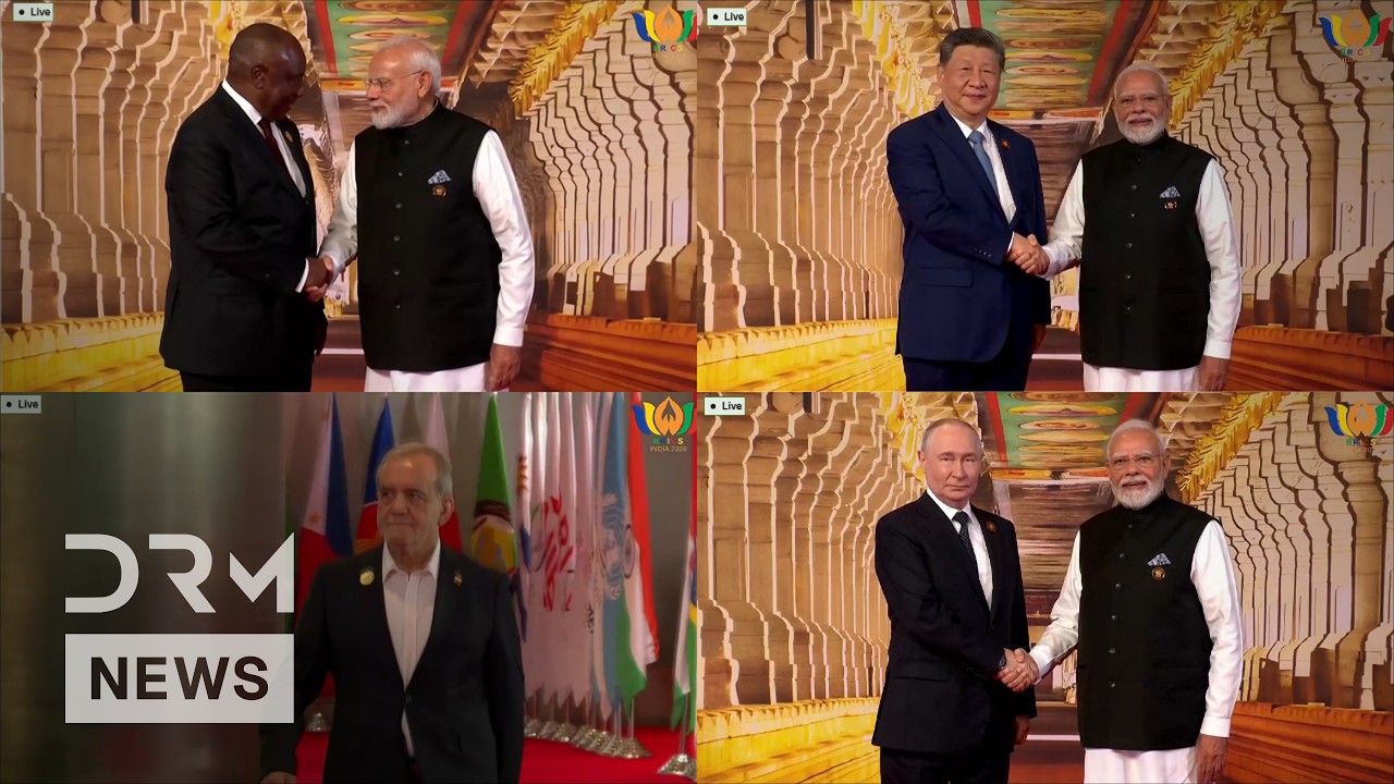 FULL ARRIVALS: Modi Welcomes Xi, Putin, Ramaphosa and Pazeshkian at BRICS Summit in Delhi | AC1G
