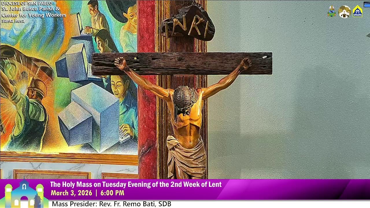 March 3 2026 6:00PM Rosary and Holy Mass on the Tuesday in the 2nd Week of Lent